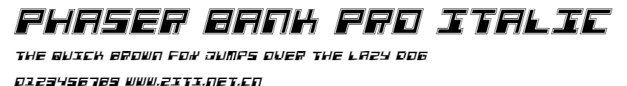 Phaser Bank Pro Italic.ttf字體轉換器圖片