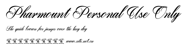 Pharmount Personal Use Only.ttf字體轉換器圖片
