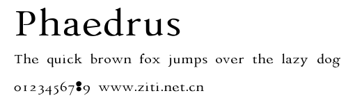 Phaedrus.ttf字體轉換器圖片