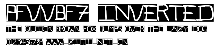 Pfvvbf7 inverted.ttf字體轉換器圖片