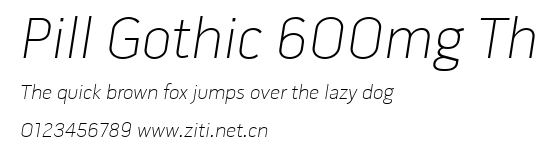 Pill Gothic 600mg Th.ttf字體轉換器圖片