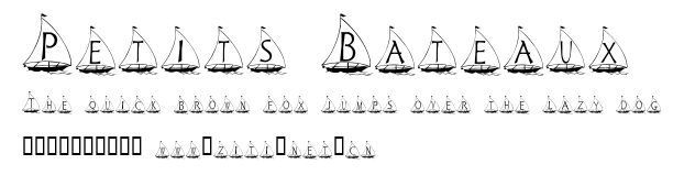Petits Bateaux.ttf字體轉換器圖片