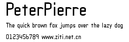 PeterPierre.ttf字體轉換器圖片