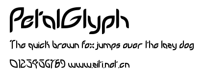PetalGlyph.ttf字體轉換器圖片