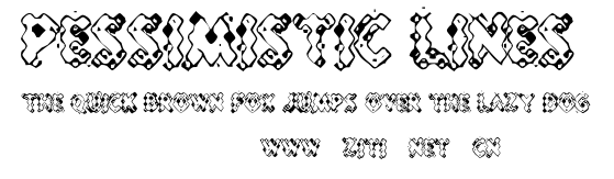 Pessimistic Lines.ttf字體轉換器圖片