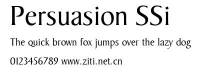 Persuasion SSi.ttf字體轉換器圖片