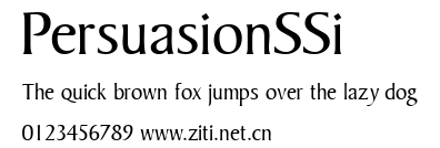 PersuasionSSi.ttf字體轉換器圖片