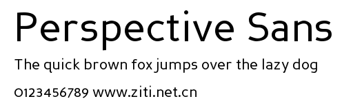 Perspective Sans.ttf字體轉換器圖片