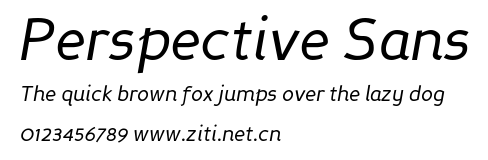 Perspective Sans.ttf字體轉換器圖片