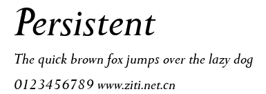 Persistent.ttf字體轉換器圖片