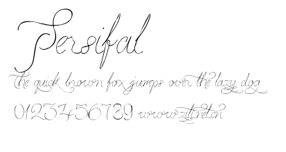 Persifal.ttf字體轉換器圖片