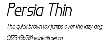 Persia Thin.ttf字體轉換器圖片