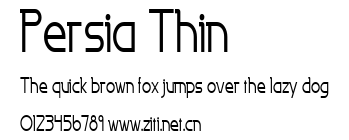 Persia Thin.ttf字體轉換器圖片