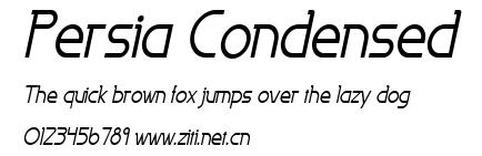 Persia Condensed.ttf字體轉換器圖片