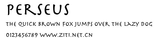 Perseus.ttf字體轉換器圖片