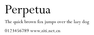 Perpetua.ttf字體轉換器圖片