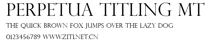 Perpetua Titling MT.ttf字體轉換器圖片