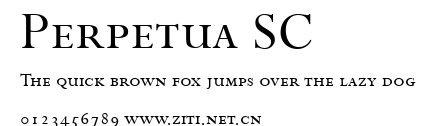 Perpetua SC.ttf字體轉換器圖片