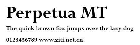 Perpetua MT.ttf字體轉換器圖片