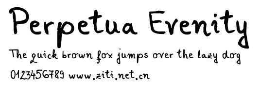Perpetua Evenity.ttf字體轉換器圖片
