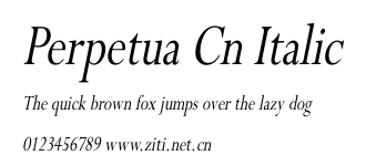 Perpetua Cn Italic.ttf字體轉換器圖片