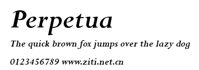 Perpetua.ttf字體轉換器圖片