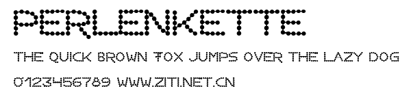 Perlenkette.ttf字體轉換器圖片