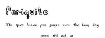 Periquito.ttf字體轉換器圖片