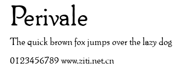 Perivale.ttf字體轉換器圖片