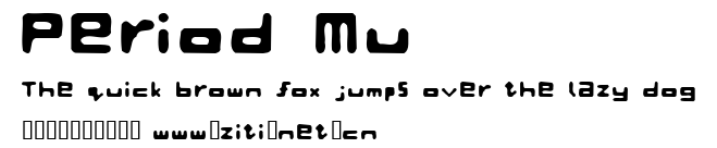 Period Mu.ttf字體轉換器圖片