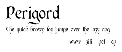 Perigord.ttf字體轉換器圖片