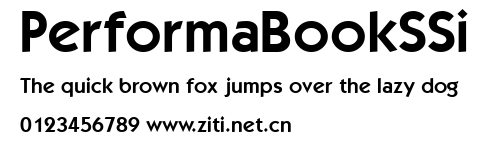 PerformaBookSSi.ttf字體轉換器圖片