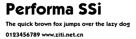 Performa SSi.ttf字體轉換器圖片
