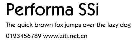 Performa SSi.ttf字體轉換器圖片