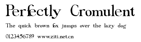 Perfectly Cromulent.ttf字體轉換器圖片