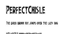 PerfectChisle.ttf字體轉換器圖片
