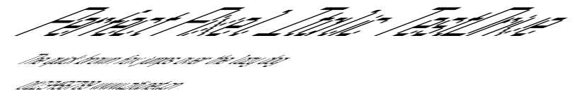 Perfect Pixel Italic TestDrive.ttf