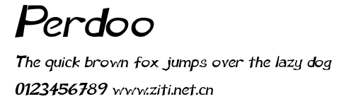 Perdoo.ttf字體轉換器圖片
