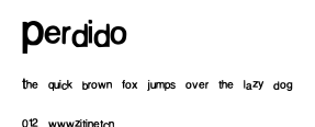 Perdido.ttf字體轉換器圖片