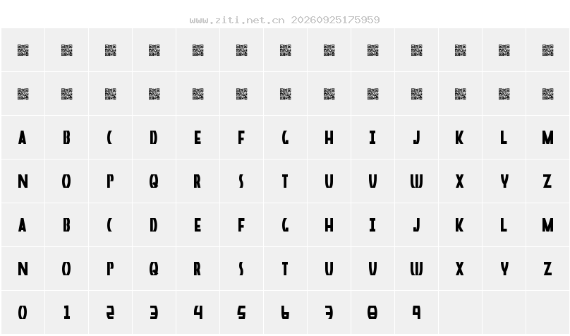 字符映射圖