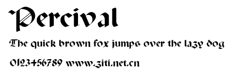 Percival.ttf字體轉換器圖片