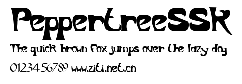 PeppertreeSSK.ttf字體轉換器圖片