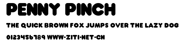 Penny Pinch.ttf字體轉換器圖片