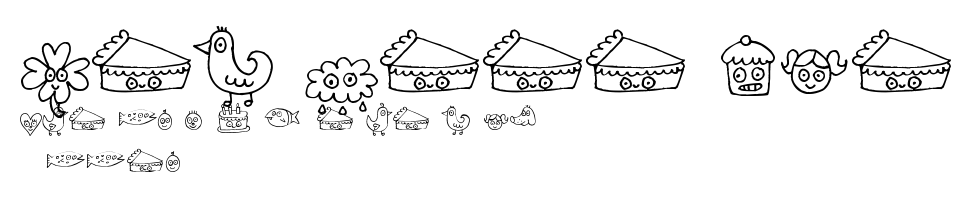 Pea Jelene's Doodles.ttf字體轉換器圖片