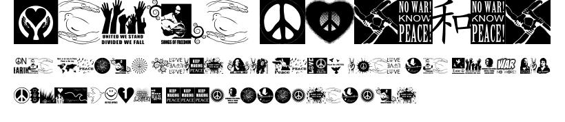 Peace FOREVER.ttf字體轉換器圖片