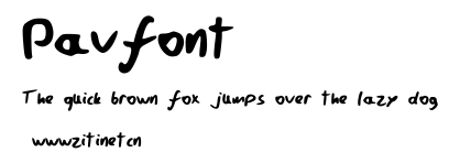 Pavfont.ttf字體轉換器圖片