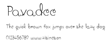 Pavadee.ttf