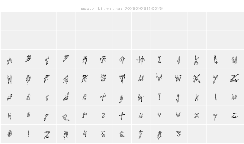 字符映射圖
