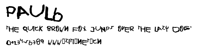 Paul6.ttf字體轉換器圖片
