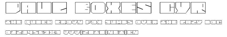 Paul BOXES Cyr.ttf字體轉換器圖片
